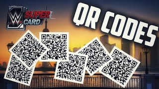 WWE SUPERCARD 6 NEW QR CODES CONTAINING LOGOS AND 500 SUPERCOINS [upl. by Ferrigno818]