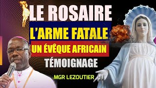 MGR LEZOUTIÉ ENSEIGNE SUR LA PUISSANCE DU ROSAIRE [upl. by Anirrok]