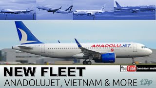 AnadoluJet A320neo Boeing 737 Max8 Corendon 737Max Vietnam Airlines B787 Airplanes Planespotting [upl. by Lucier]