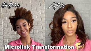 Micro Links Hair Extensions  How To Prep For  METOWI METHOD [upl. by Suoirtemed403]