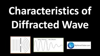 Characteristics of Diffracted Wave  Physics [upl. by Lewin]