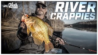 The BEST Winter River Crappie Fishing with Todd Huckabee [upl. by Ruffo]