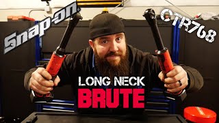 NEW SNAPON BRUTE LONG NECK ELECTRIC RATCHET REVIEW CTR768 [upl. by Milli]