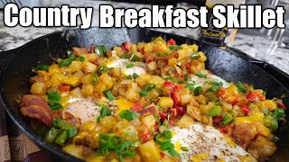 Best Country Breakfast Skillet Recipe  Easy and Delicious Breakfast Ideas [upl. by Aiksa316]