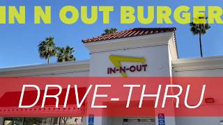 INNOUT BURGER DRIVETHRU California [upl. by Isbel701]