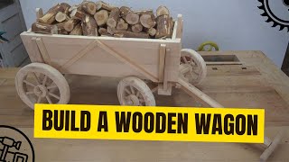 Wooden Wagon  Easy DIY Project [upl. by Retla]