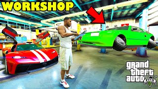 Franklin Upgrade Rare Secret Supercar in New Workshop GTA 5  SHINCHAN and CHOP [upl. by Sherrard]