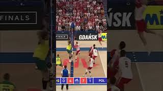 The best block of VNL 2023🔥volleyballworld volleyball volleyballexpress [upl. by Yelreveb]