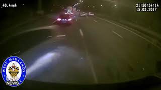 Dashcam Captures Terrifying Footage of M6 Truck Crash [upl. by Ahseneuq]