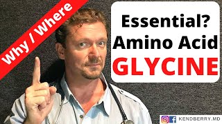 GLYCINE Why You NEED It amp Which Foods Have It Essential Amino Acid [upl. by Edora]