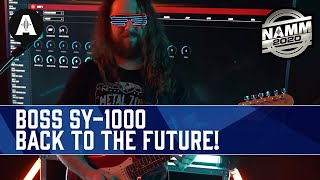 The Greatest Product Demo In History  New BOSS SY1000 Synth Guitar Pedal  NAMM 2020 [upl. by Zaremski898]