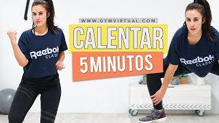 Calentar con 5 minutos de cardio  IDEAL PARA ANTES DE ENTRENAR [upl. by Hitchcock79]