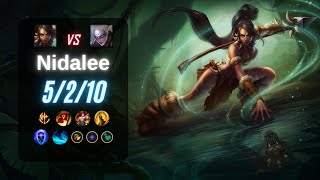 NIDALEE JUNGLE vs DIANA  EUW LoL Challenger Patch 143 [upl. by Aivul]