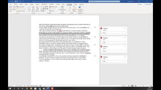 export comments from word to excel [upl. by Kavita501]