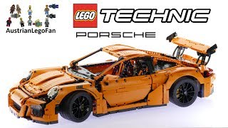 Lego Technic 42056 Porsche 911 GT3 RS  Lego Speed Build Review [upl. by Anilok]