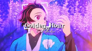 Golden Hour  Edit Audio [upl. by Arehahs]