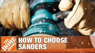 How to Choose a Sander  The Home Depot [upl. by Areid]