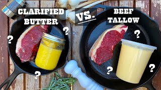 Steak Experiments  Beef Tallow vs Clarified Butter [upl. by Sherr]