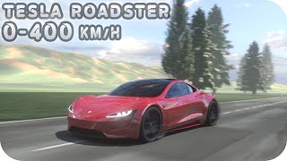 TESLA ROADSTER  0400kmh Acceleration  2021 [upl. by Michell33]