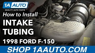 How to Replace Upper Intake Tubing 9704 Ford F150 [upl. by Butterworth]