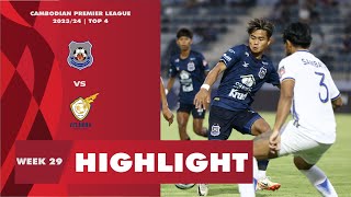 Highlight Preah Khan Reach Svay Rieng FC 51 Visakha FC  CPLWEEK29 [upl. by Airalav]