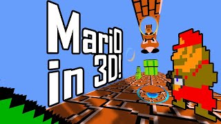 3D Mari0  Portal Super Mario Bros in 3D Gameplay [upl. by Lamiv829]