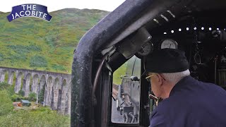 Jacobite from the footplate of Black 5 45231 [upl. by Ennelram]