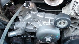 HOW TO REPLACE INSTALL WATERPUMP GMC YUKON 20022006 [upl. by Notsag]