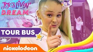 JoJo Siwa Shows Us Her Tour Bus 💖 JoJo’s Livin’ the DREAM  Ep 5  Nick [upl. by Akilaz]