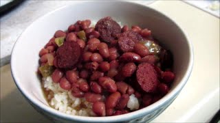 Crockpot Red Beans And Rice Recipe  VEDA Day 24 [upl. by Ttesil]