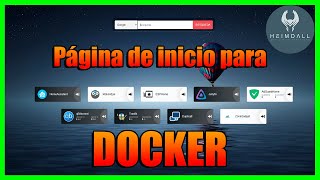 HEIMDALL Dashboard la página de inicio para tus DOCKER [upl. by Asha]