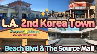 엘에이 부에나팍 제2의 Ktown 빅 쓰리 한인마트 오렌지 카운티 한인타운 Buena Park Korea Town Orange County The Source Mall [upl. by Eenwahs171]