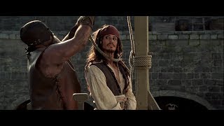 End Scene of The Pirates of Caribbean Captain Jack Sparrow Escape 1080HD [upl. by Derreg]