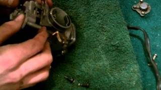 How to clean a carburetor Kymco People 50 [upl. by Nylecoj]