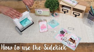 How to Use the Sidekick® Machine  Sizzix [upl. by Ashton]