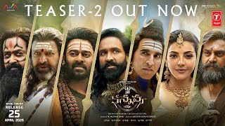 Kannappa Official Teaser2 Telugu  Vishnu Manchu  Mohan Babu  Prabhas  Mohanlal  Akshay Kumar [upl. by Ulah916]