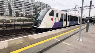 Elizabeth line 345068 Departs Stratford with Tone [upl. by Ary966]