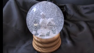 Ep 50  quotChurch and Lamp Postquot Snow Globe Repair  Water Change Replace Snow Reattach Figurine [upl. by Ahseinat]