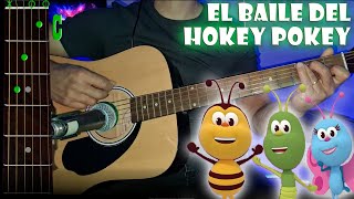 El Baile del Hokey Pokey  Guitarra  Acordes  Tutorial  Cover [upl. by Sanjay539]