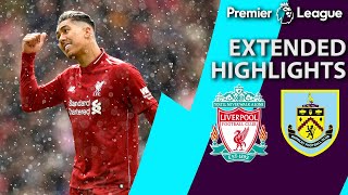 Liverpool v Burnley  PREMIER LEAGUE EXTENDED HIGHLIGHTS  31019  NBC Sports [upl. by Adriene425]