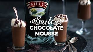 Baileys Chocolate Mousse  Supergolden Bakes [upl. by Nelle]