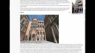 XML3D  Raytraced Venice in Wikipedia [upl. by Kendra]