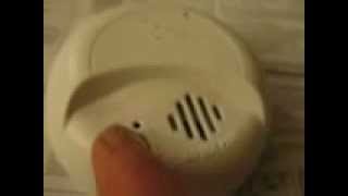 How to stop the chirpping or beeping First Alert smoke detector [upl. by Cherey]