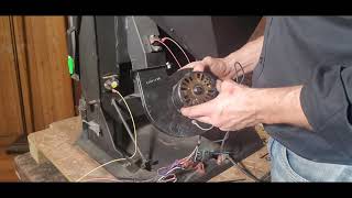 Stove Distribution Fan Convection Blower Cleaning amp Replacement [upl. by Hester885]