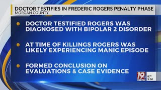 Doctor Testifies During Frederic Rogerss Penalty Phase  September 4 2024  News 19 at 5 pm [upl. by Neleag]