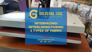 Tutorial  InterfacingInterlining Fusing Fabric  Goldstartoolcom  8008684419 [upl. by Amelia329]