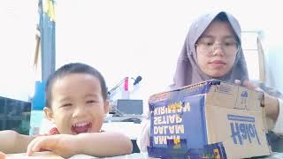 unboxing talenan wadah minyak dan night cream wardah bareng Gibran 🥰 unboxing asmr adiml [upl. by Gladstone]