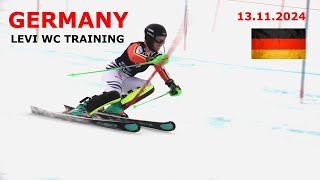 LEVI WC SL Training Sessions 2024  GERMANY W Wednesday [upl. by Oriana19]