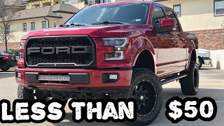 BEST Mods amp Upgrades for LESS Than 50 for 20152017 F150 [upl. by Rigby]