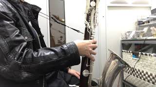 GGershwin  Summertime Performed on Contrabass clarinet [upl. by Gnoh]